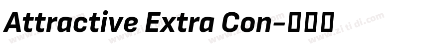 Attractive Extra Con字体转换 Attractive Extra Con字体转换